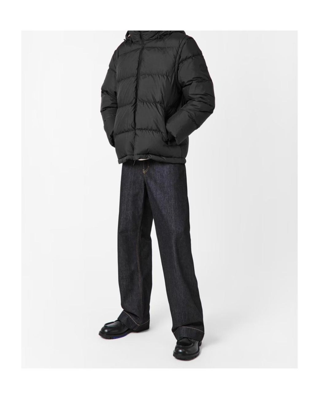 Burberry Black Burb Bideford Medium Puffer Jacket for men