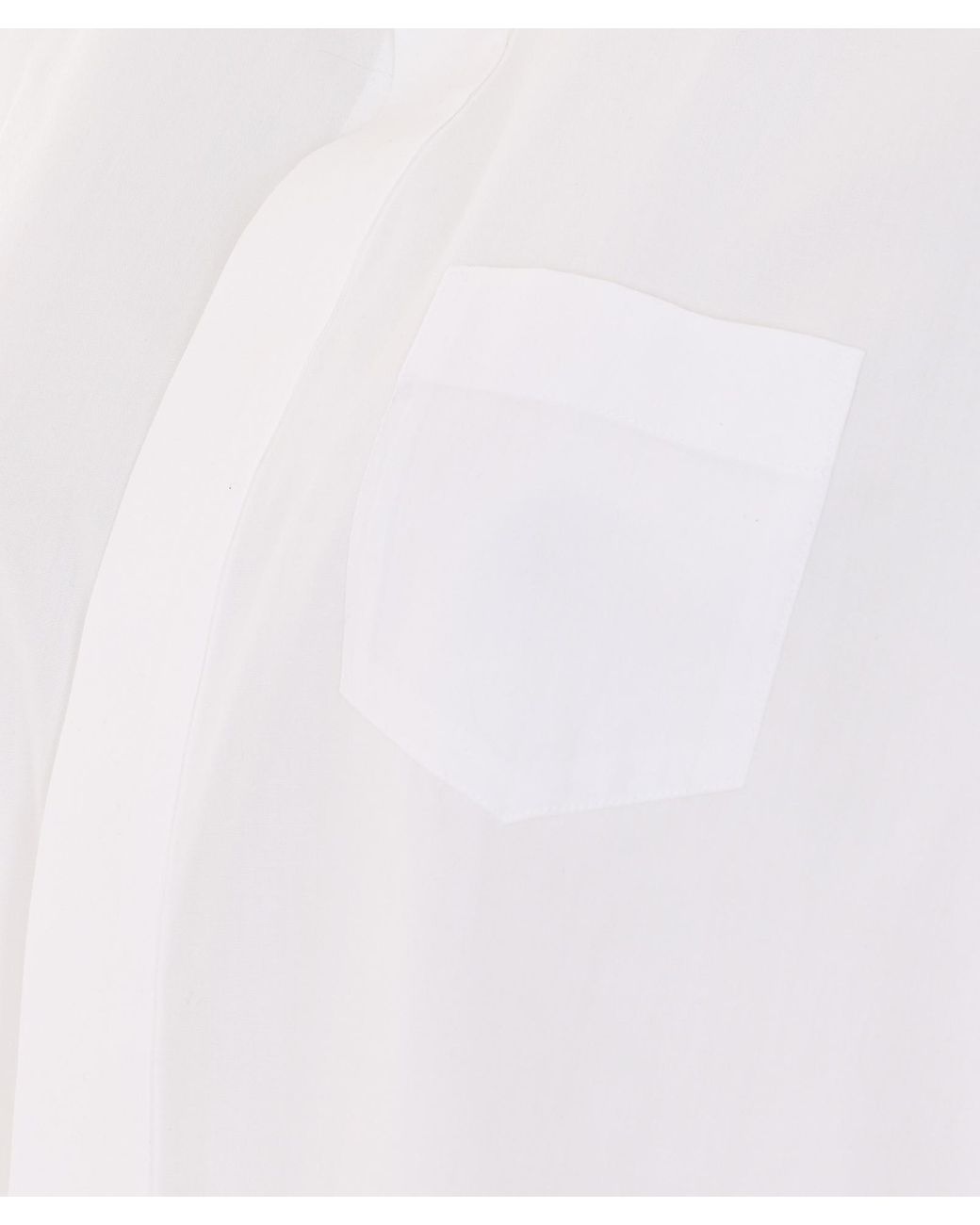 Sacai White Long Sleeve Striped Shirt