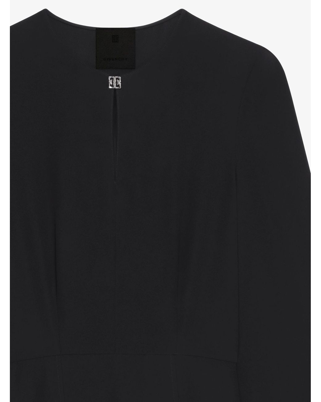 Givenchy Black 4G Plaque Mini Dress