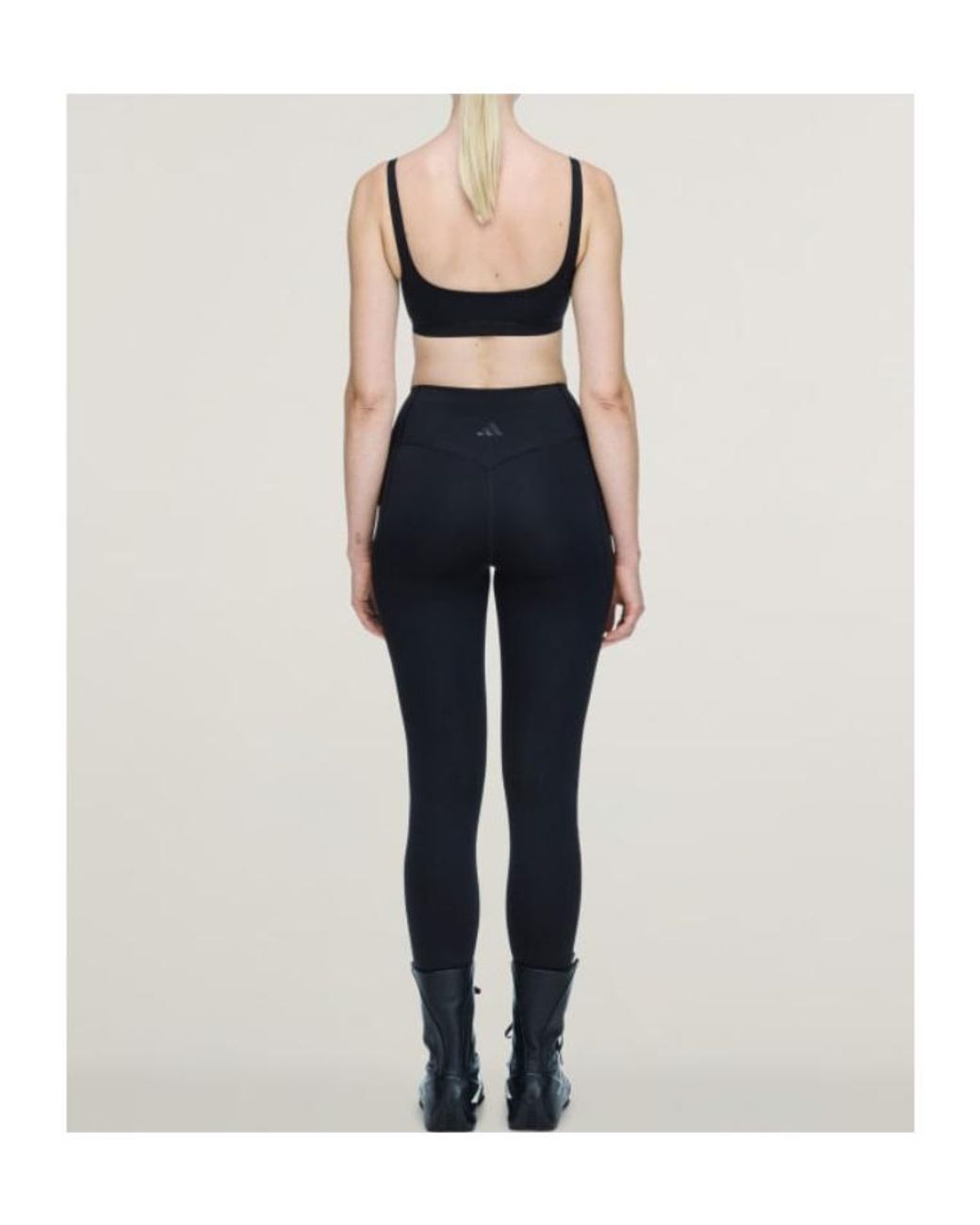 Adidas Black X Entire Studios Optime Training 7/8 Leggings