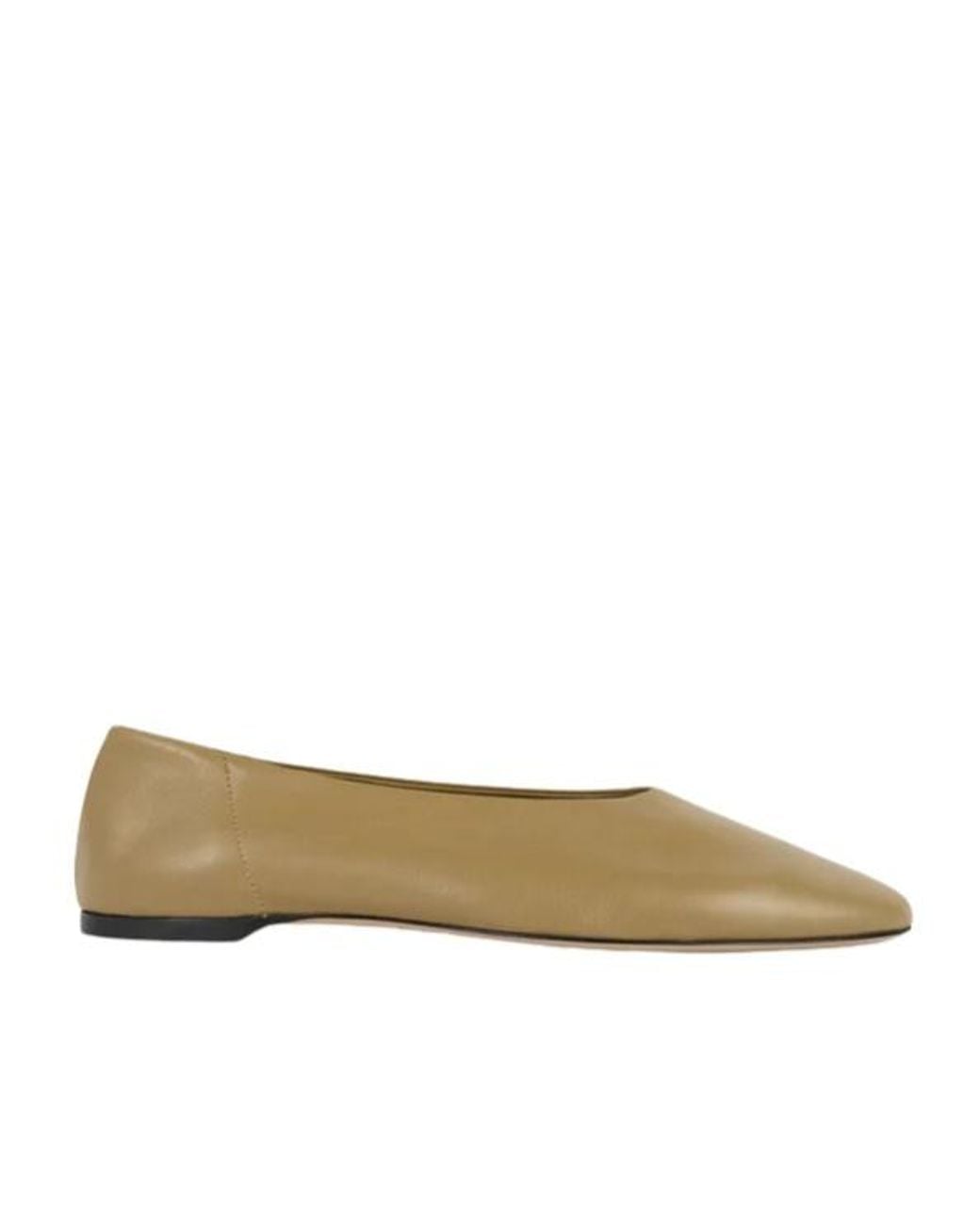Totême Natural Slip Nappa Ballerinas Desert