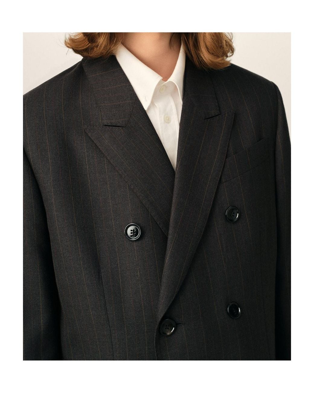 AMI Black Ami Double Breasted Tailored Blazer for men