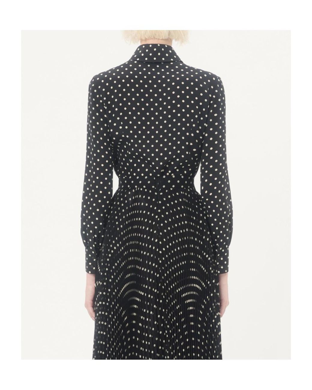 Valentino Black Polka Dot Printed Button-Up Shirt
