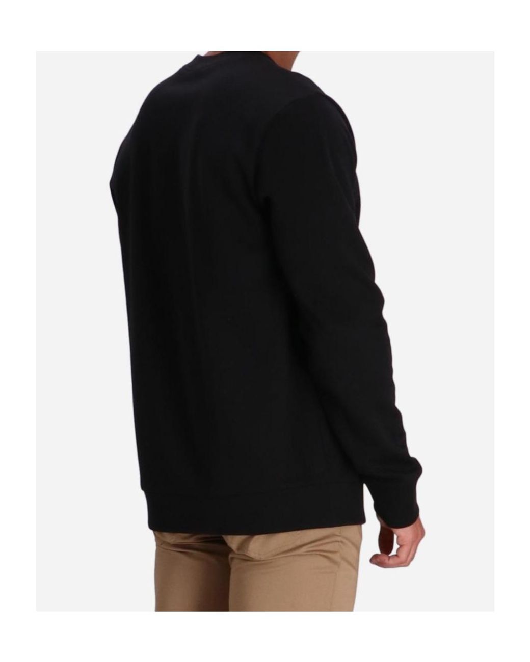 Boss Black Boss Logo Plaque Crewneck Sweatshirt for men