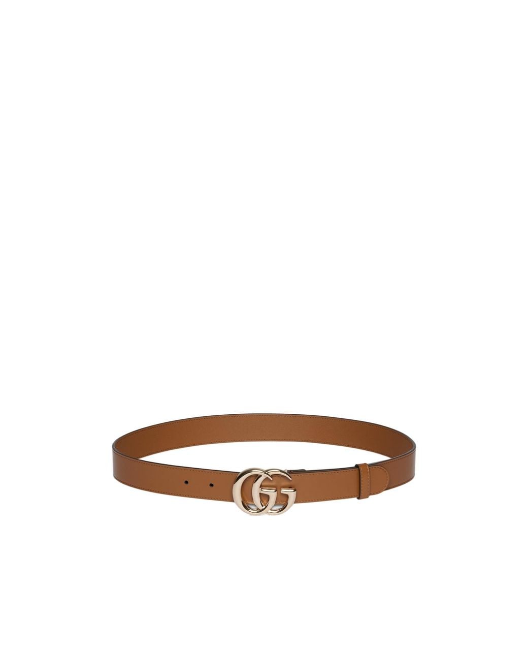 Gucci Brown Logo Plaque Belt