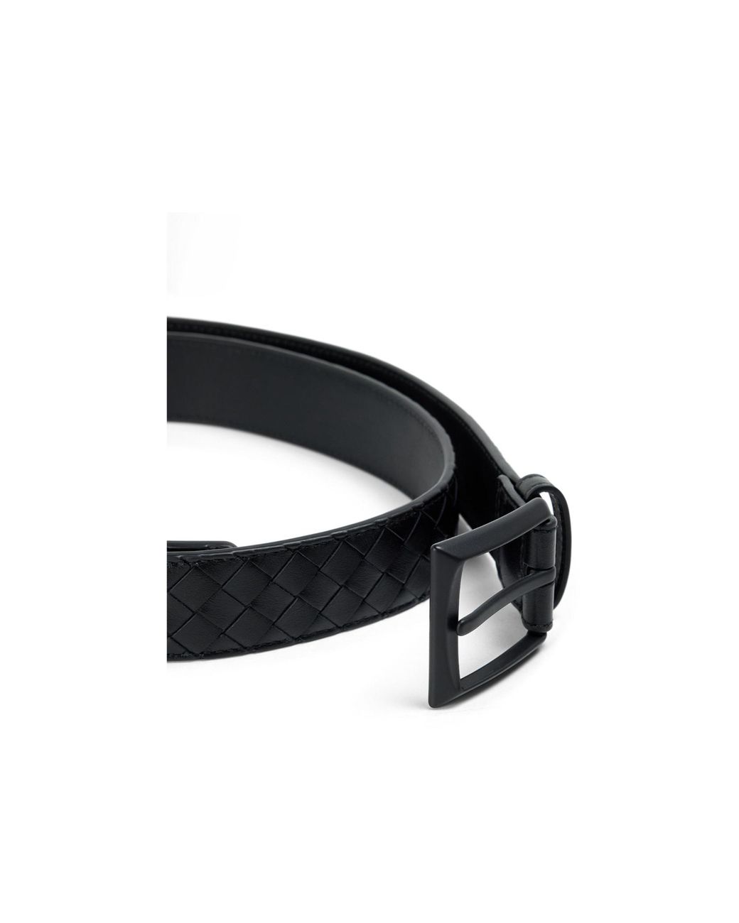 Bottega Veneta White Woven Belt for men