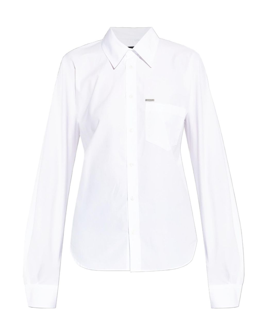 DSquared² White Pocket Detailed Shirt