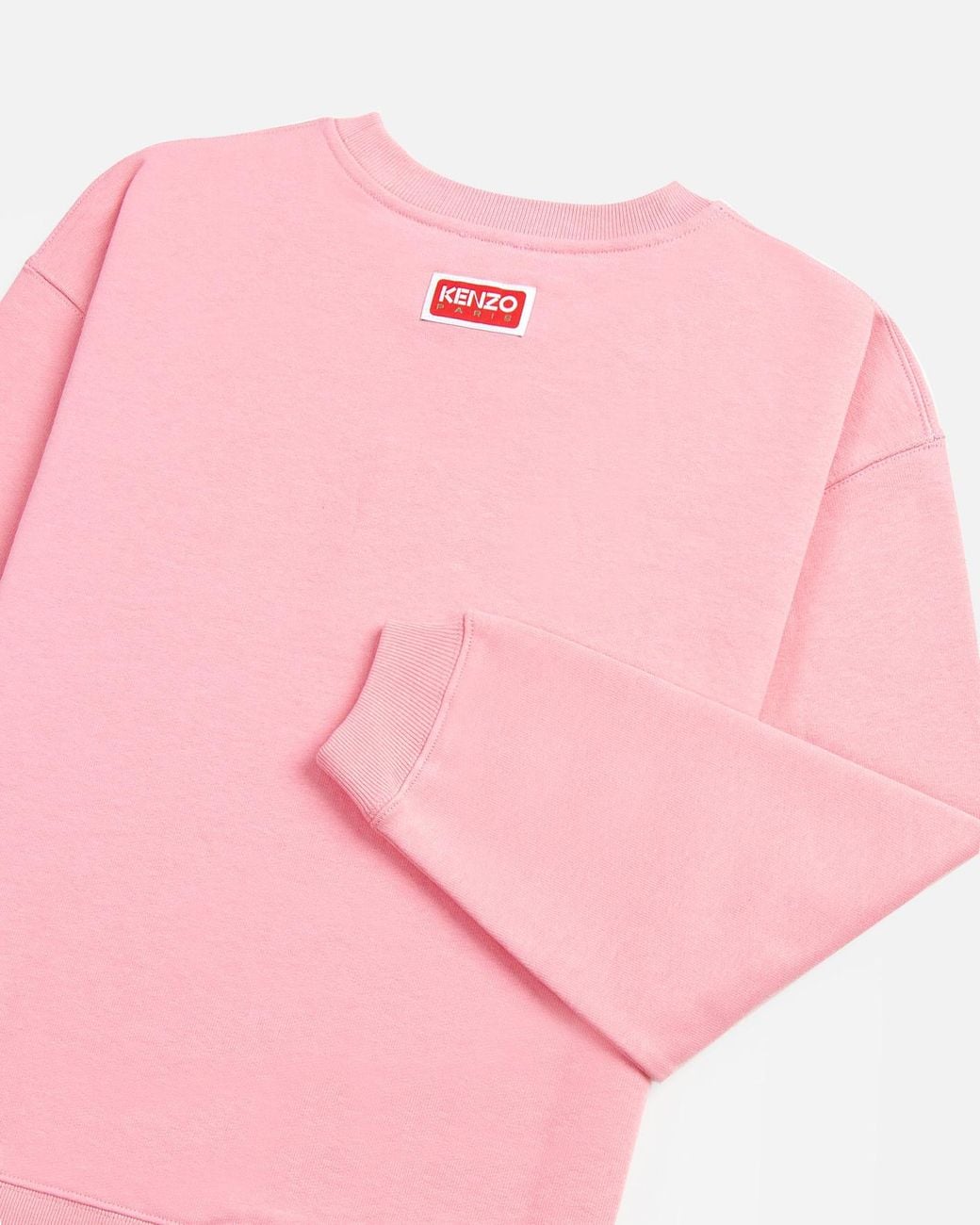 KENZO Pink Logo Printed Crewneck Sweatshirt