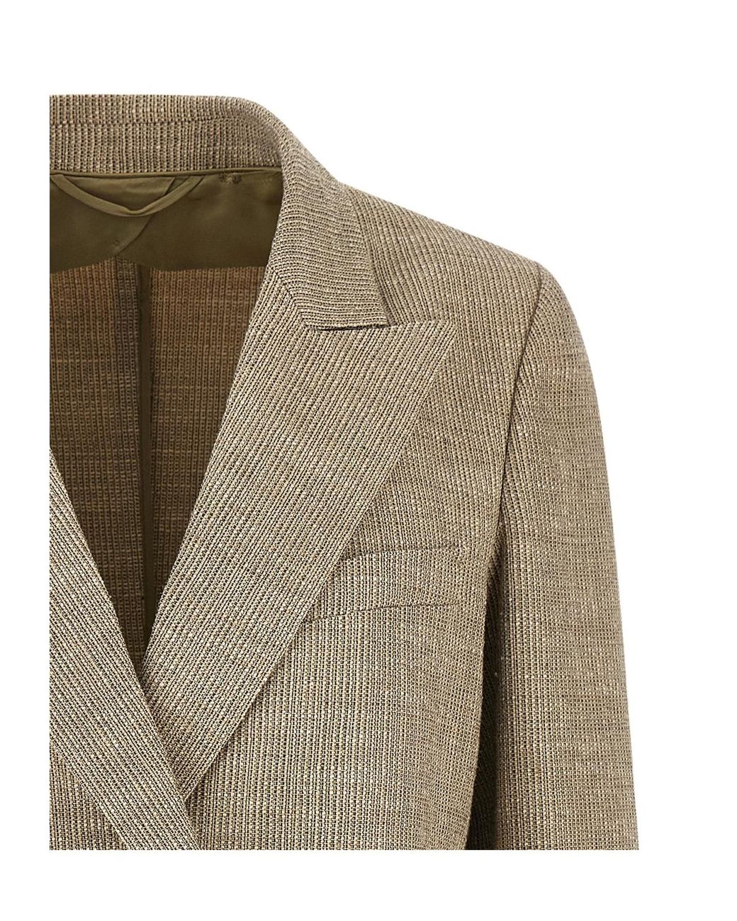 Blazé Milano Natural Blazé Milano Marisa Double-Breasted Blazer