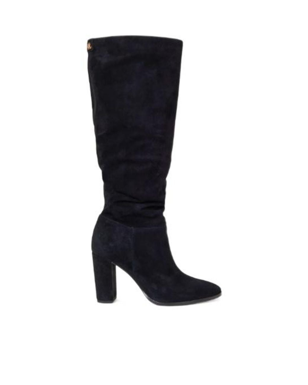 Ralph Lauren Black Lauren Artizan Knee-High Boots