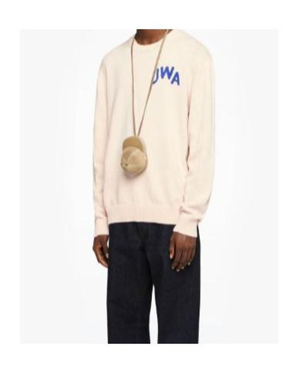 J.W. Anderson White Jw Anderson Jwa Crew Neck Sweater for men