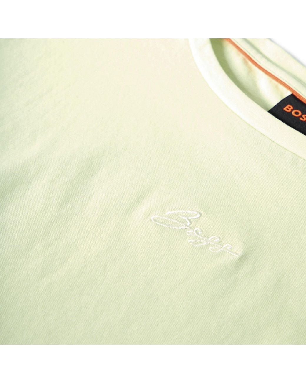 Boss Yellow Fitted Tshirt