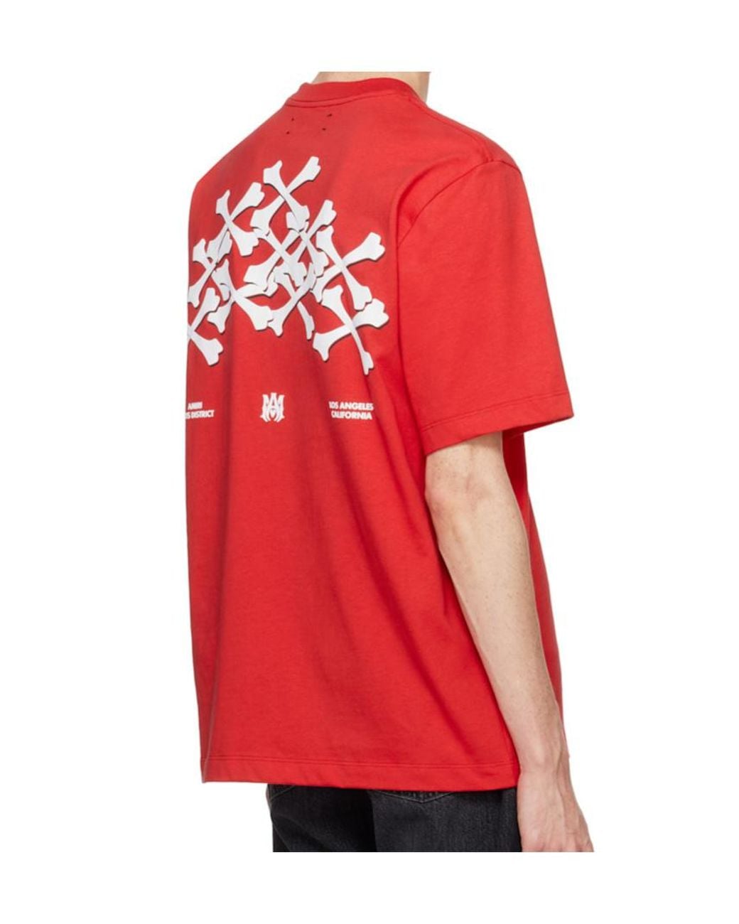Amiri Red Short-Sleeved T-Shirt for men