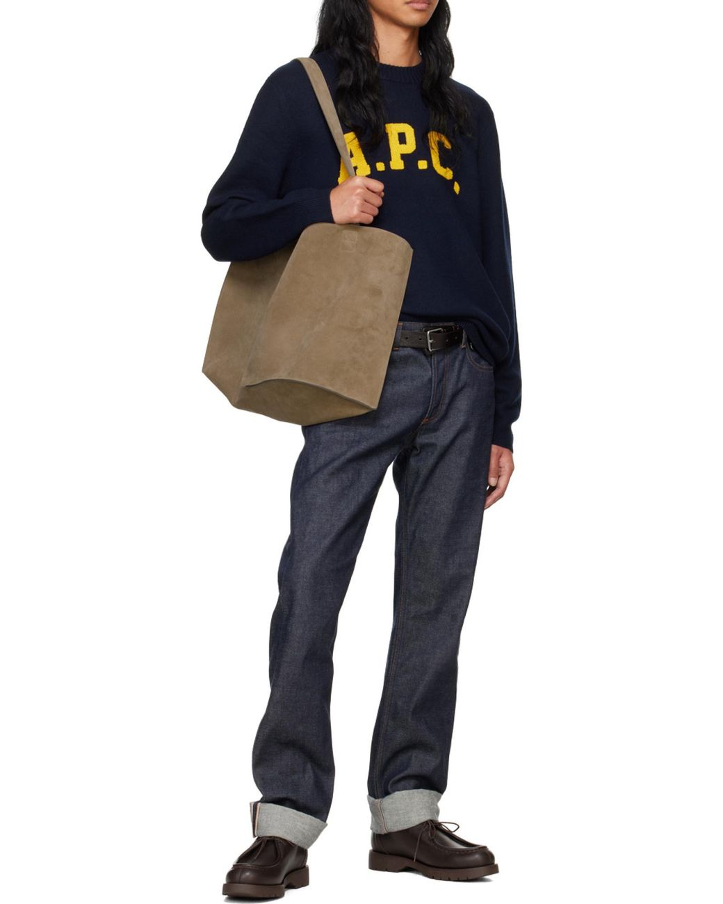 A.P.C. Blue Sweaters for men