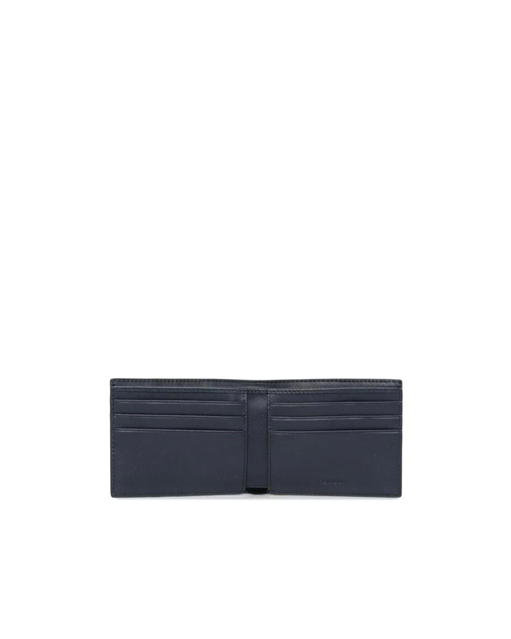 Bally Blue Banda Bi-Fold Wallet for men