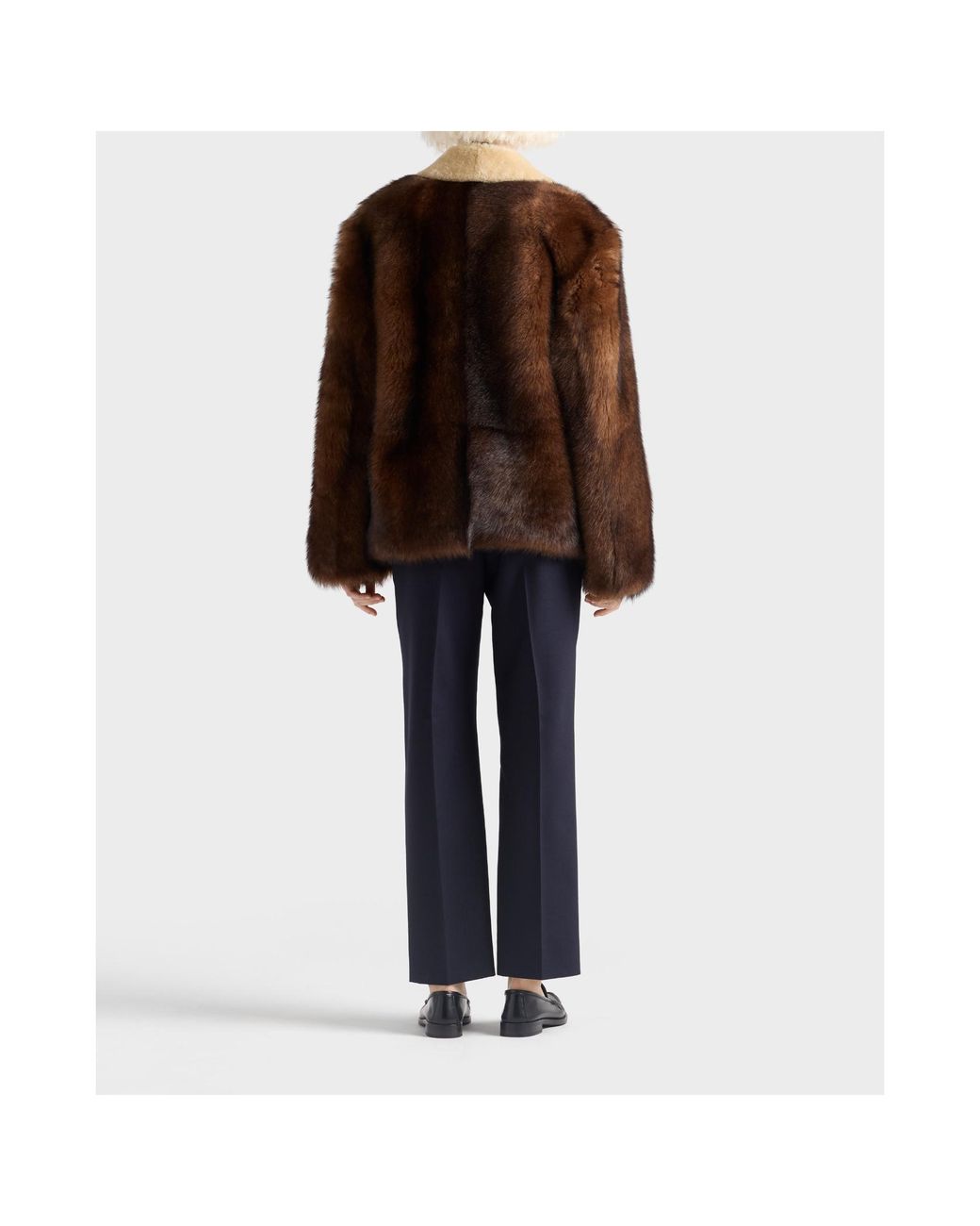Prada Blue Rush Stitch Pants