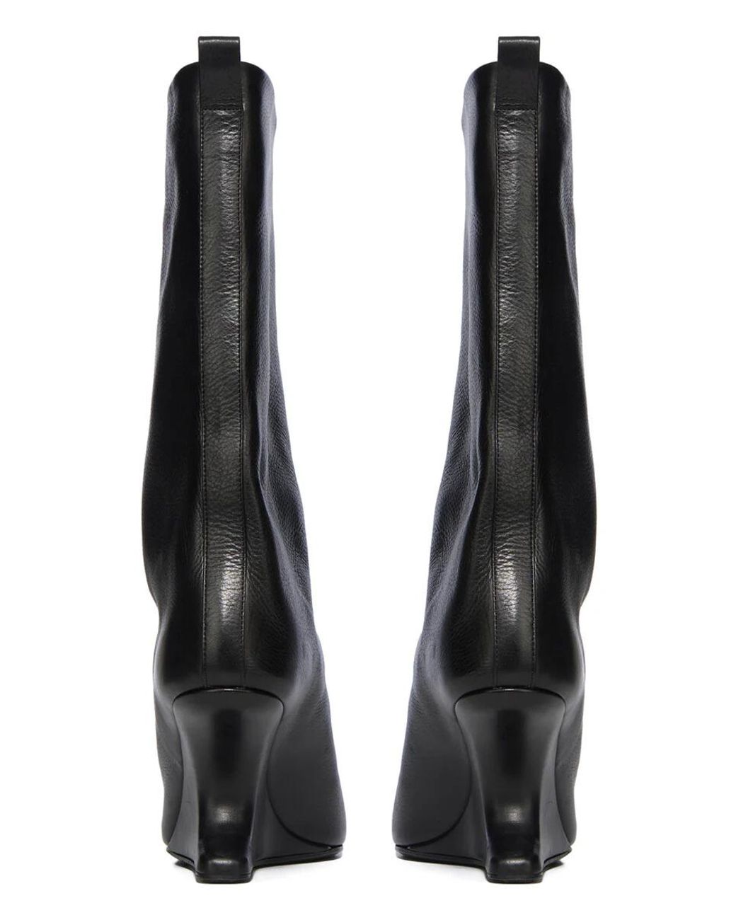 Rick Owens Black Cantilever Sharp Flared Boots
