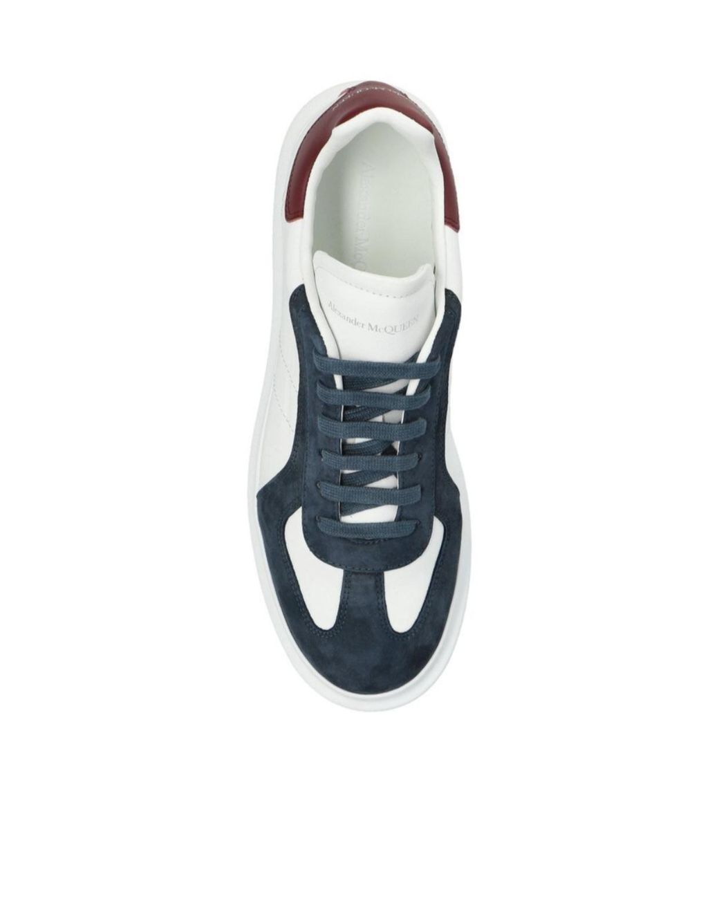 McQueen Blue Oversized Colourblock Lace-Up Sneakers for men