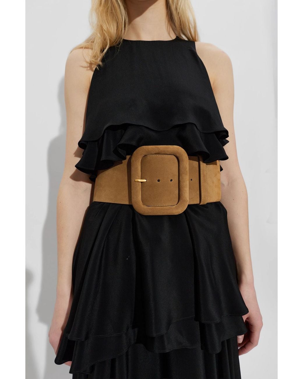 AMI Multicolor Ami Wide Buckle Belt