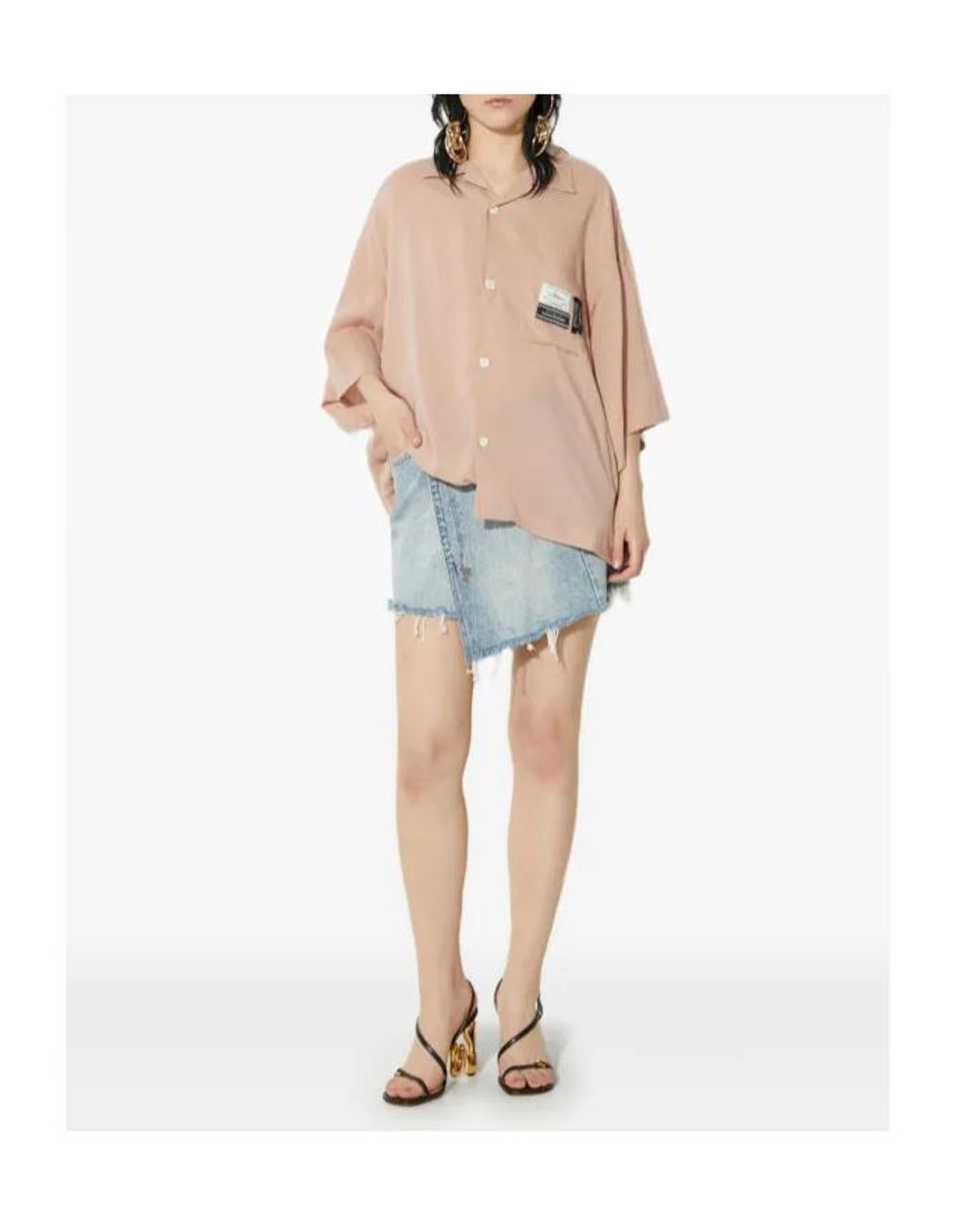 Undercover White Pocket-Detail Shirt