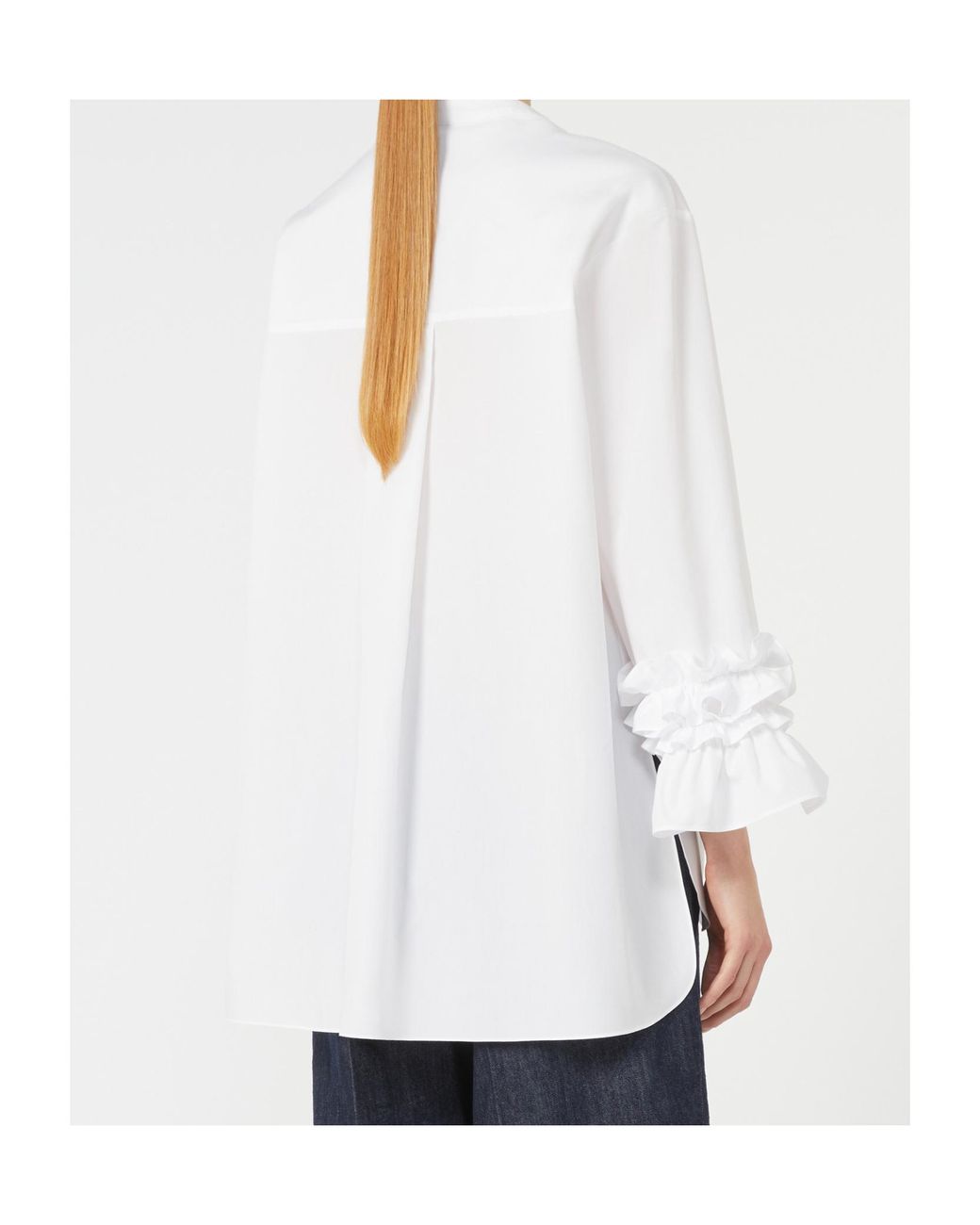 Max Mara White 'S Favola Long-Sleeved Shirt