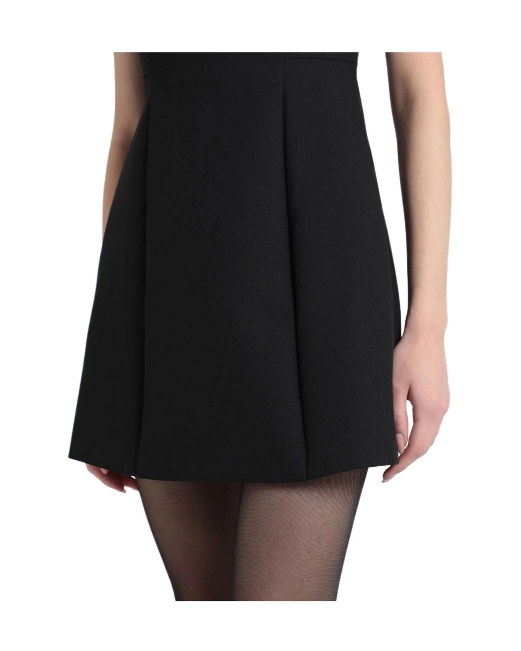 MAX&Co. Black Sleeveless One-Shoulder Dress