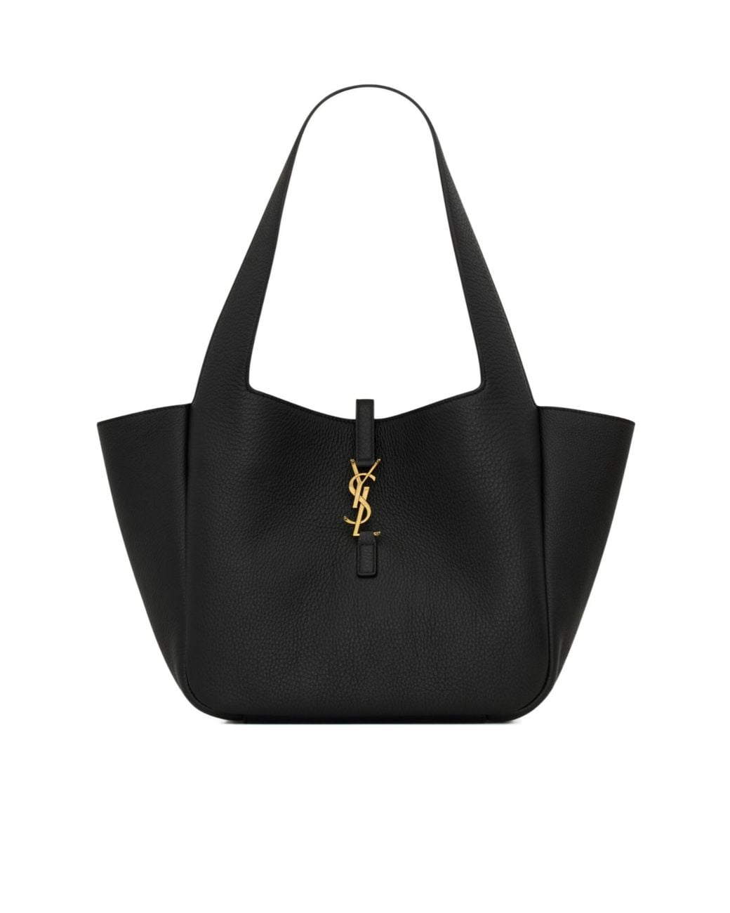 Saint Laurent Black Cabas Medium Tote Bag