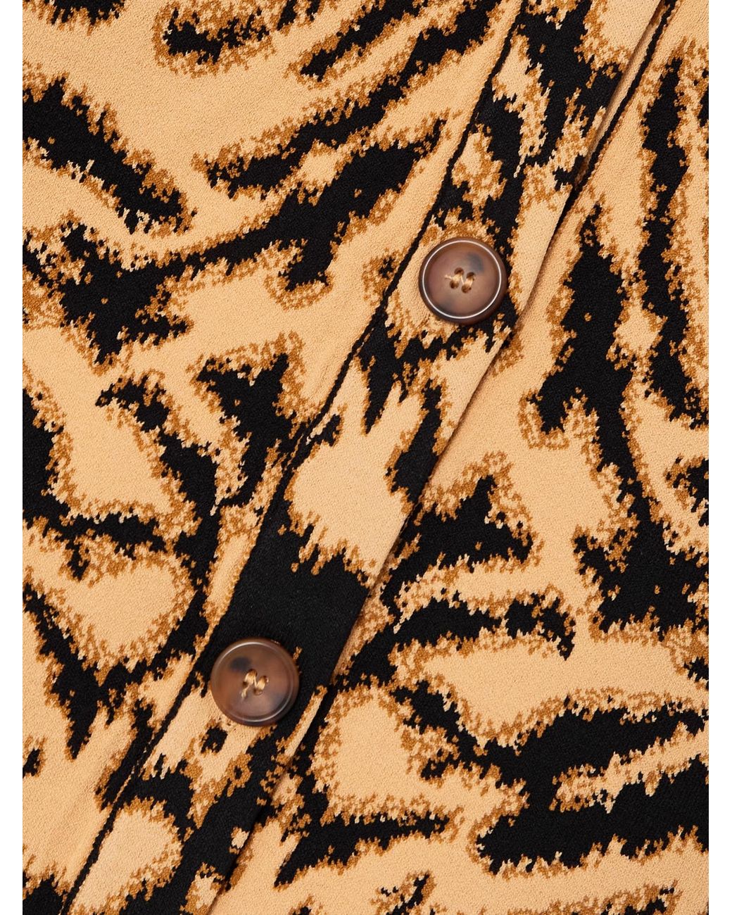 Ulla Johnson Natural Jacquard Knit Cardigan