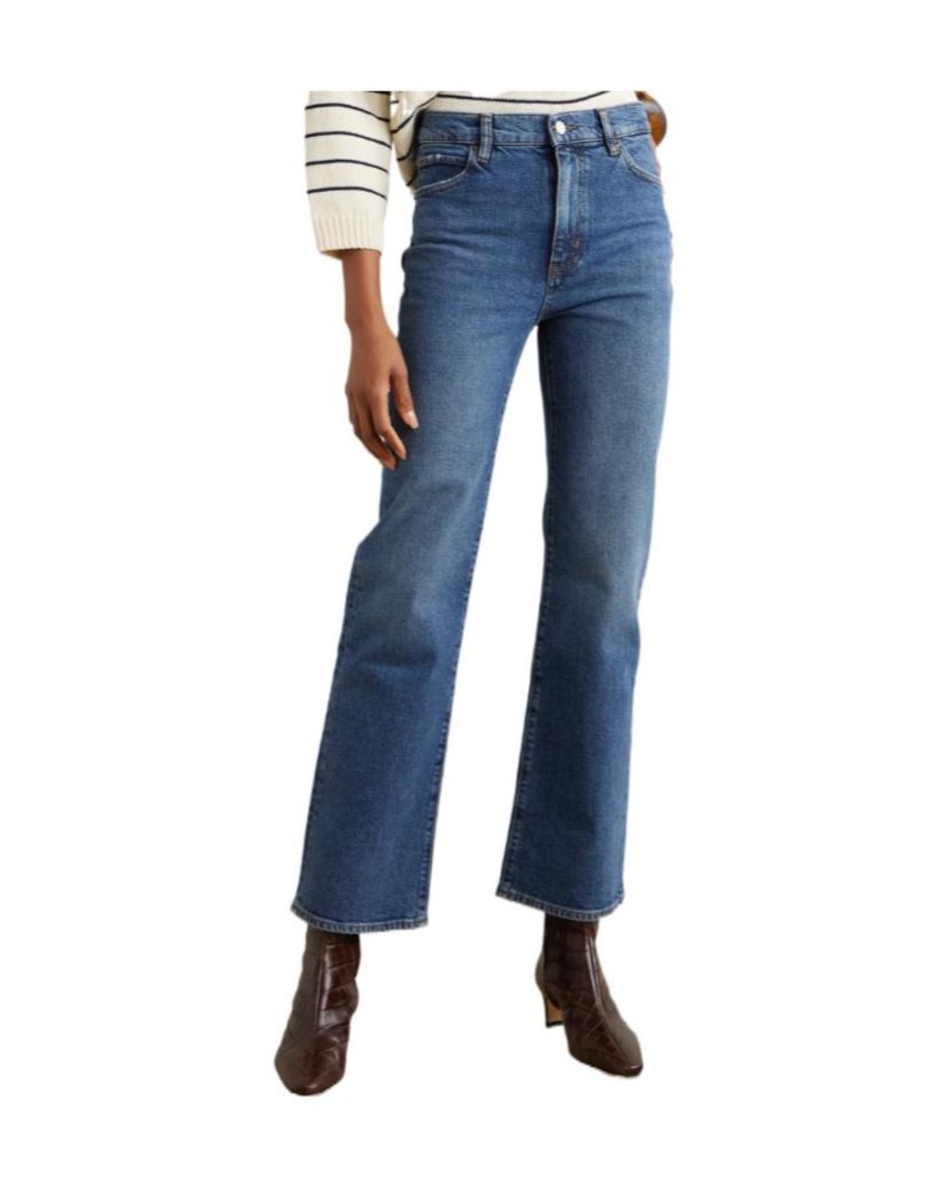 FRAME Blue The Pixie Arrow Bootcut Jeans