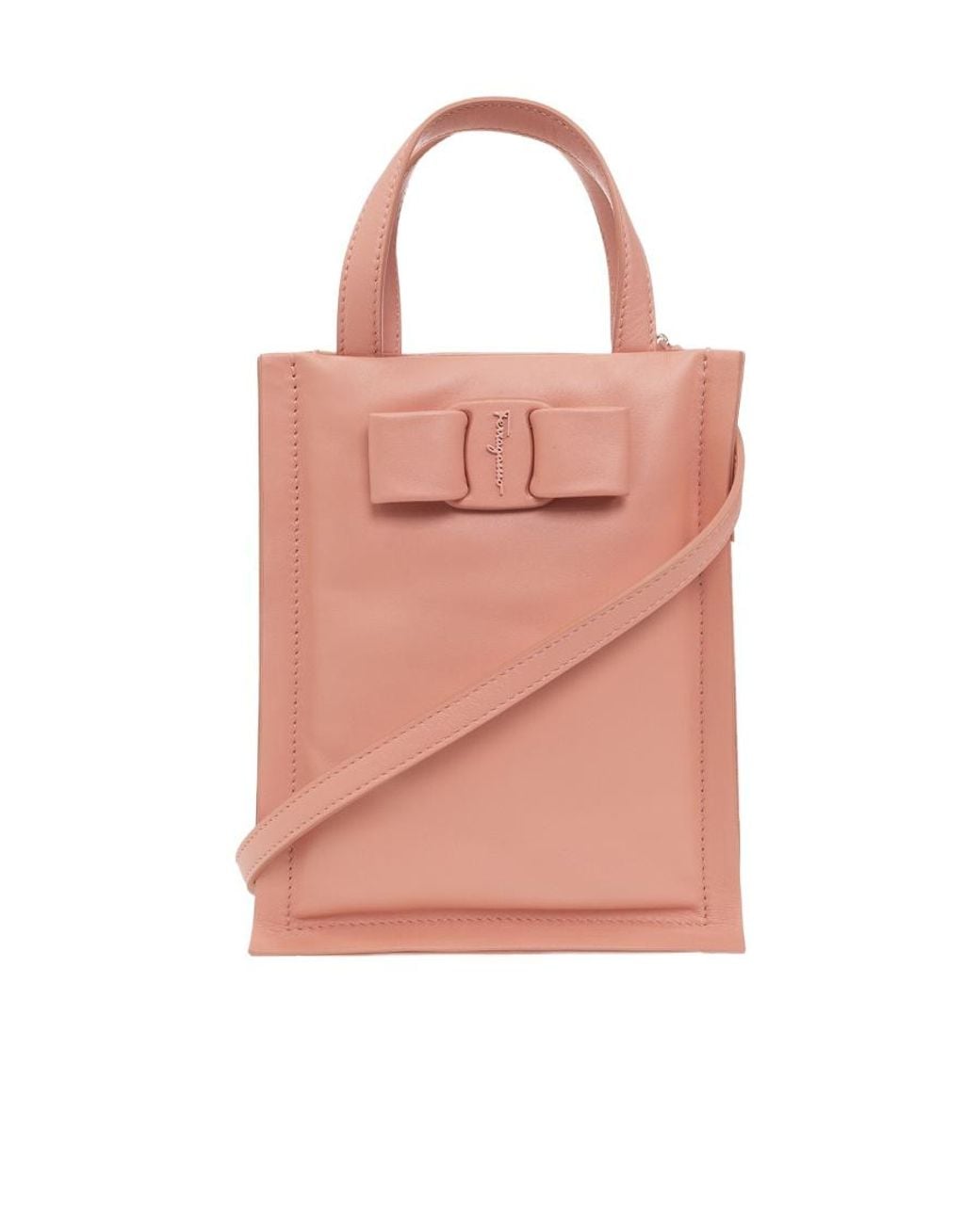 Ferragamo Pink Ferragamo Viva Mini Shoulder Bag