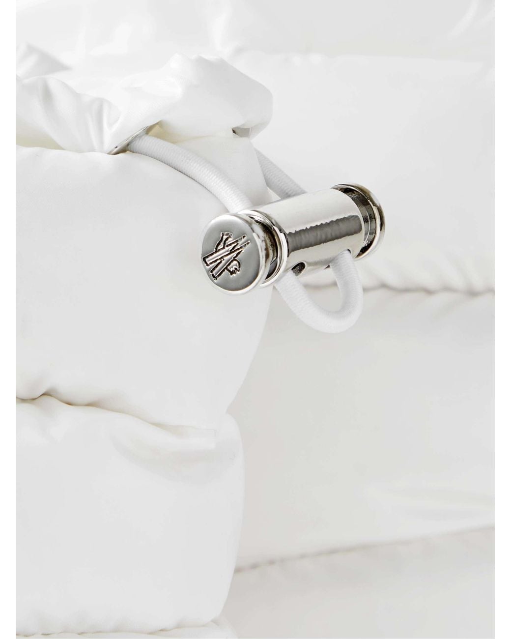 Moncler White Gaia Short Boots