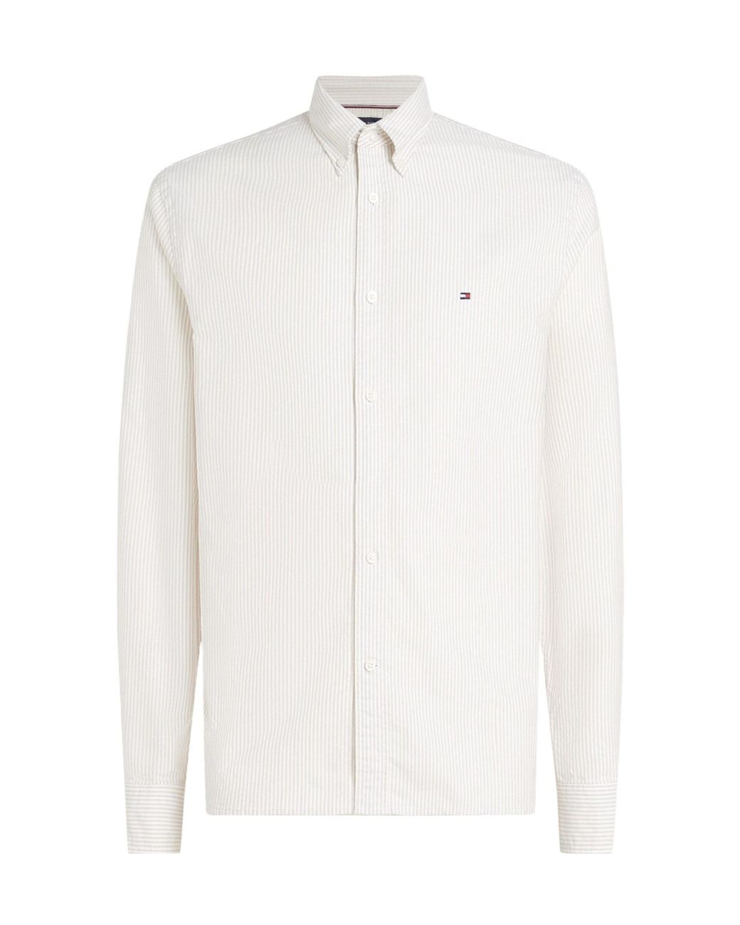 Tommy Hilfiger White Striped Shirt for men