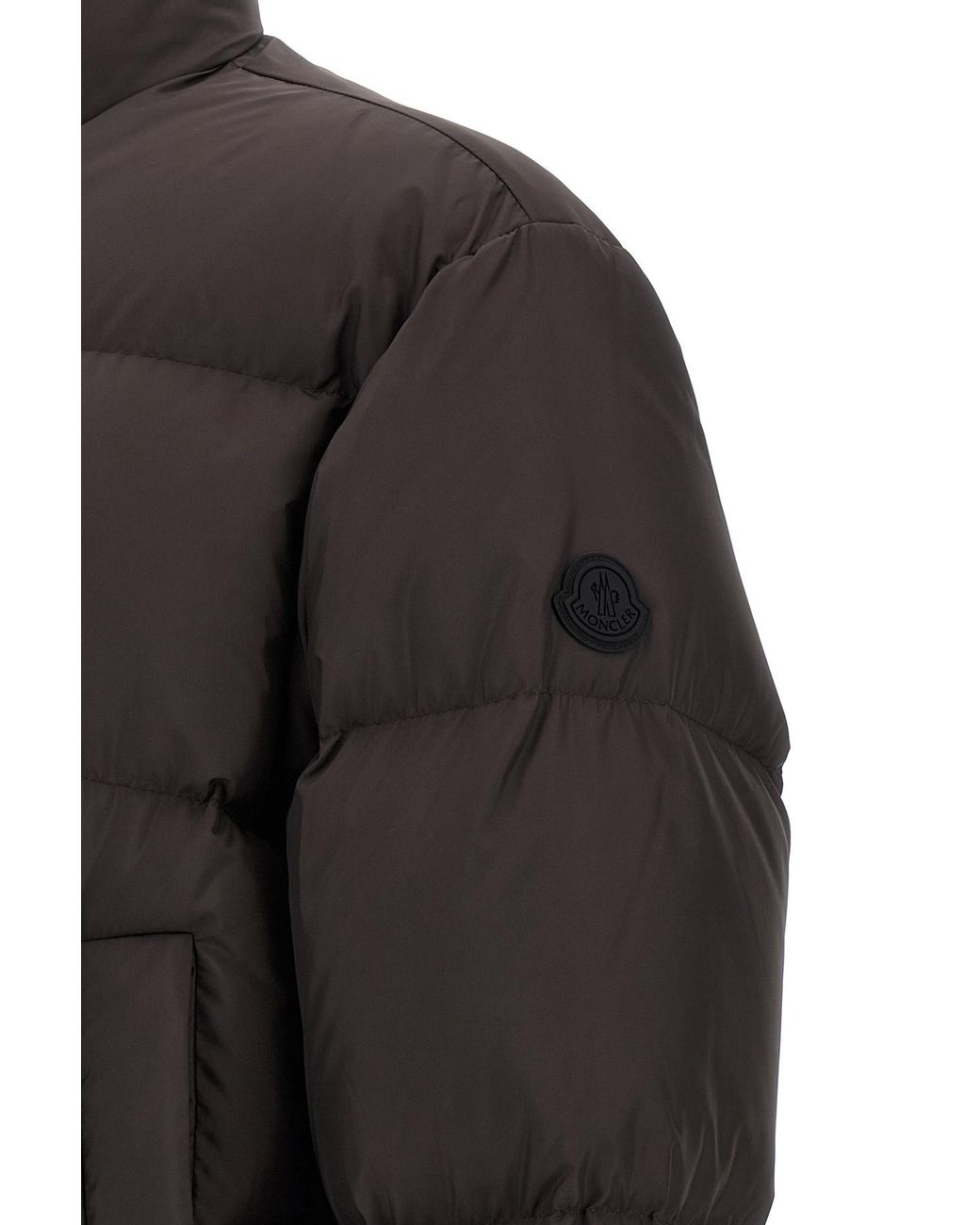 Moncler Black Erterle Zip-Up Puffer Jacket for men
