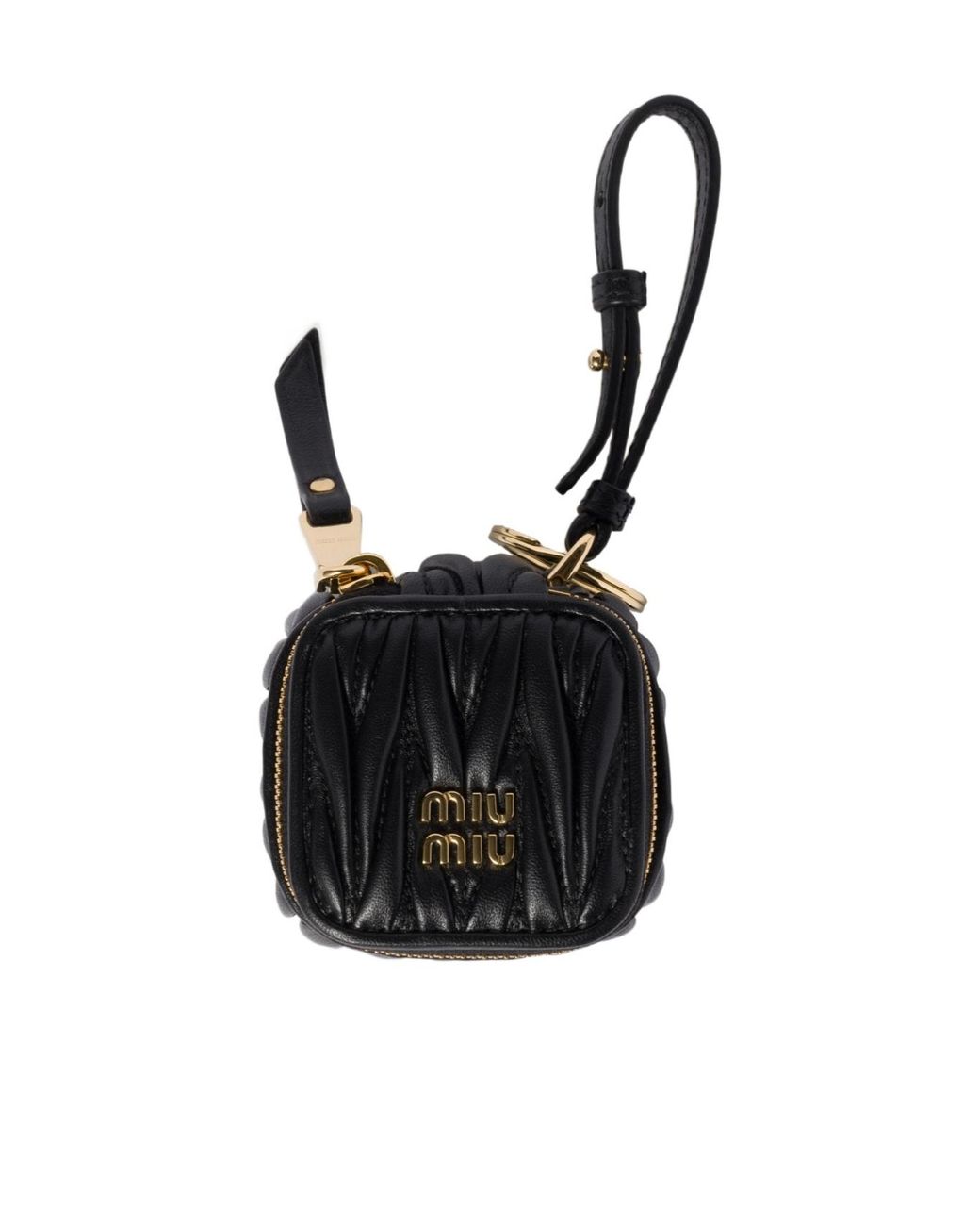Miu Miu Black Matelassé Trick