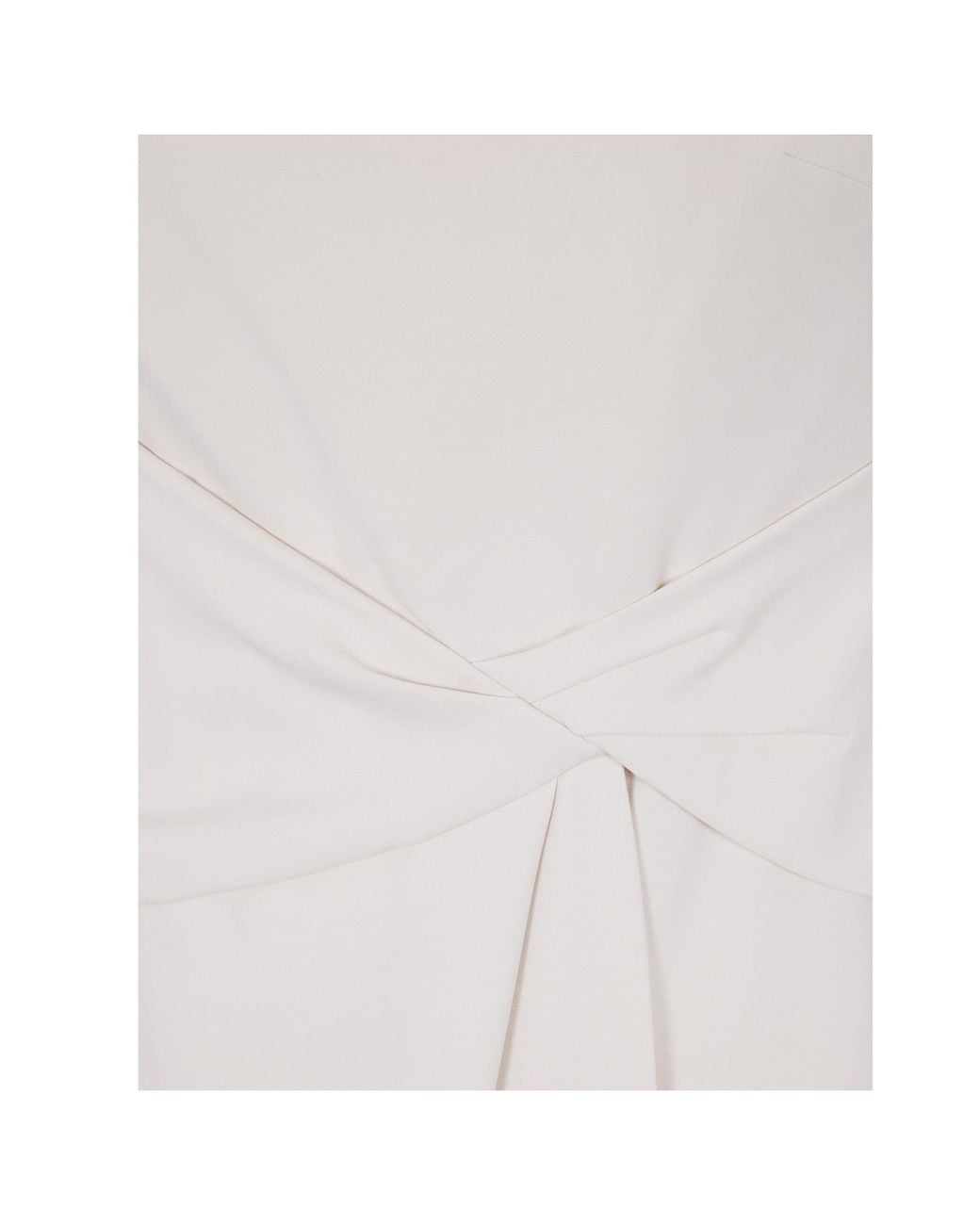 Ralph Lauren White Lauren Off-Shoulder Dress