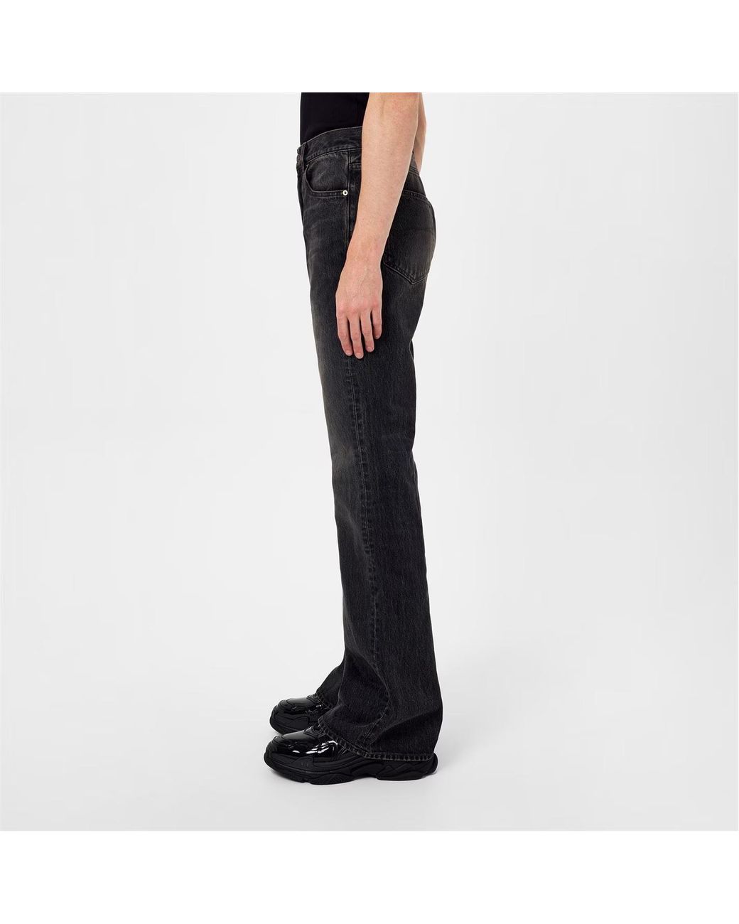 Balenciaga Black Flared Jeans for men