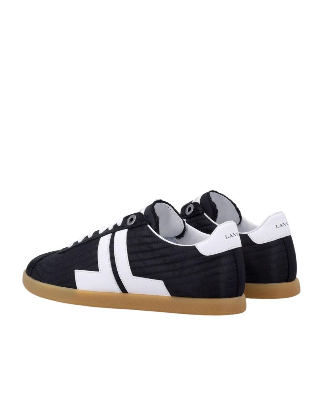 Lanvin Blue Round-Toe Sneakers for men