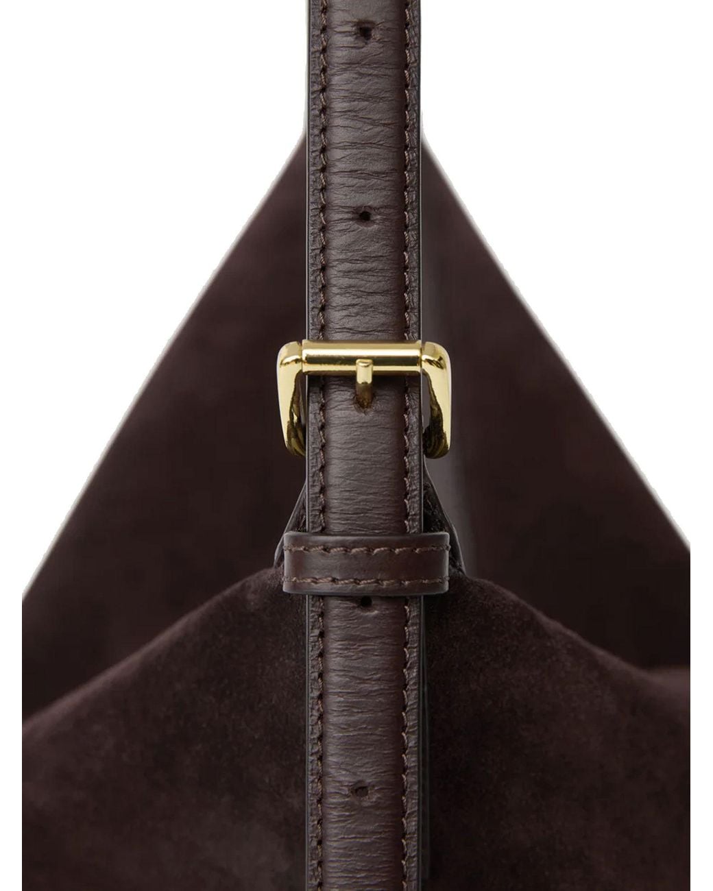 Atp Atelier Black Suede Shoulder Bag