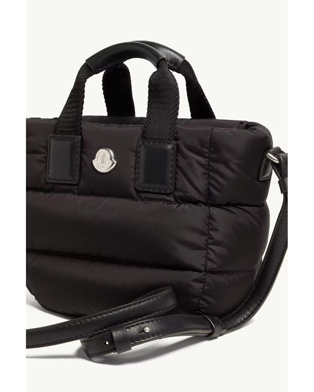 Moncler Black Micro Caradoc Tote Bag