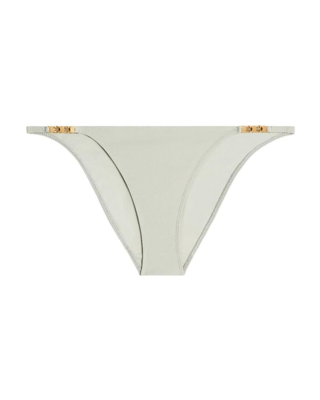 Céline White Triomphe Swimsuit Bottom