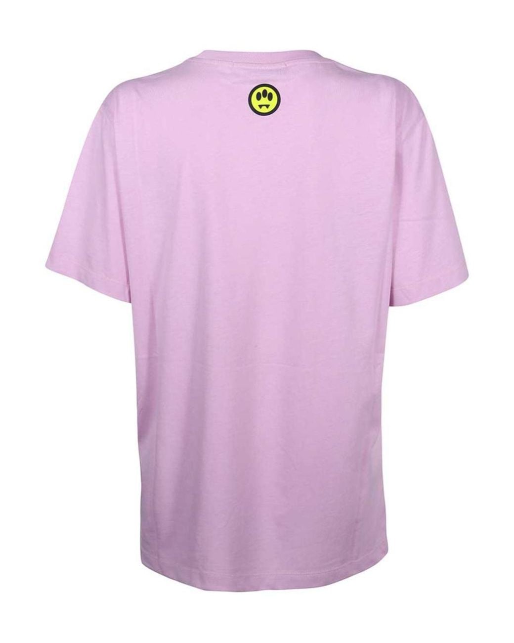 Barrow Pink Iconic Crewneck T-Shirt for men