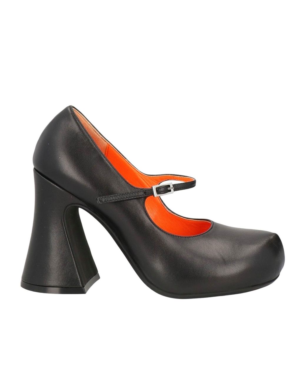Marni Black Round-Toe High Heels