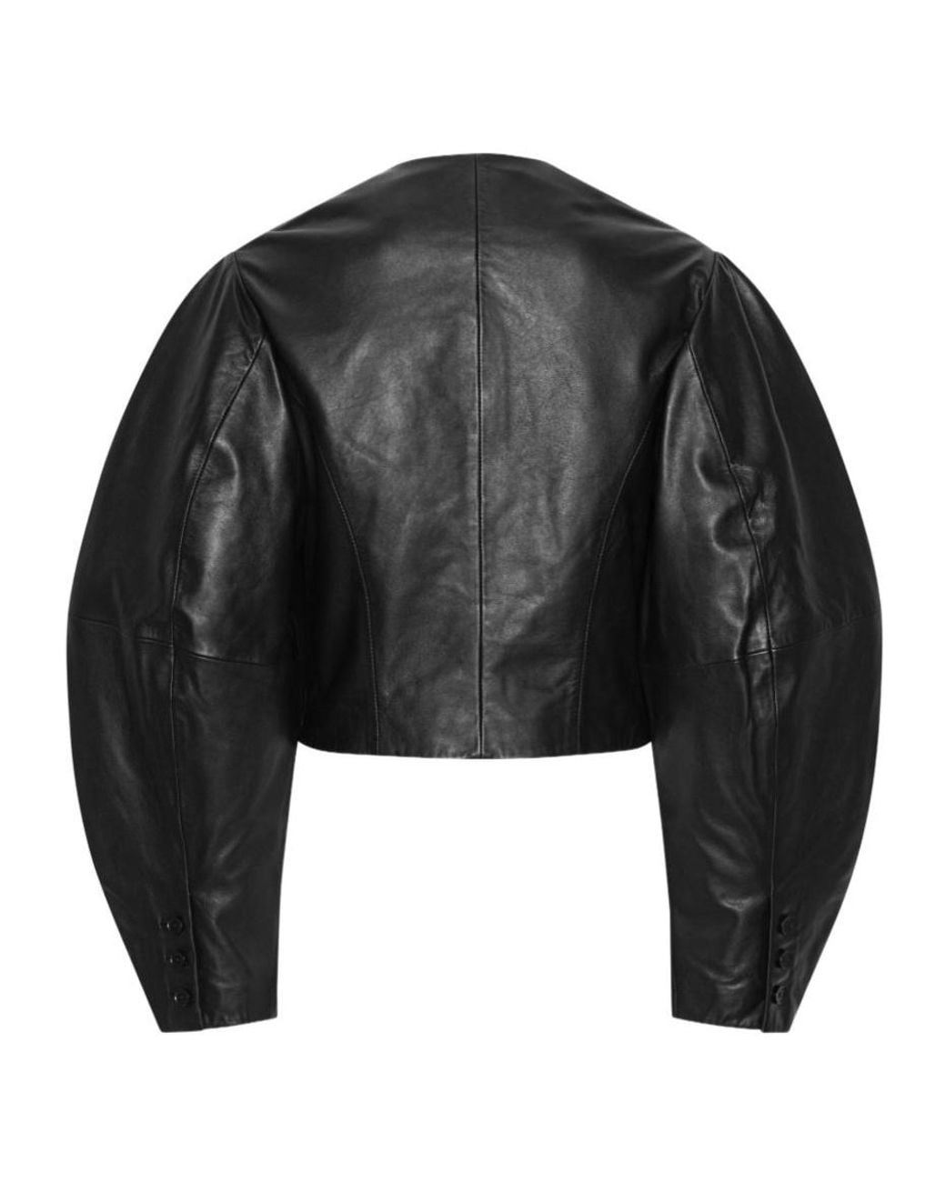 ROTATE BIRGER CHRISTENSEN Black Leather Jacket