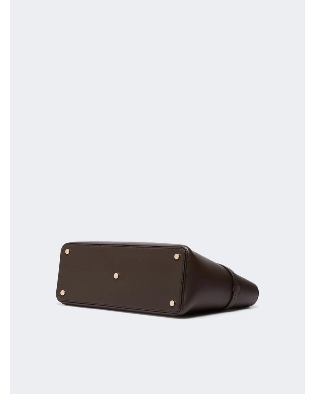 Max Mara Black Smooth Leather Handbag