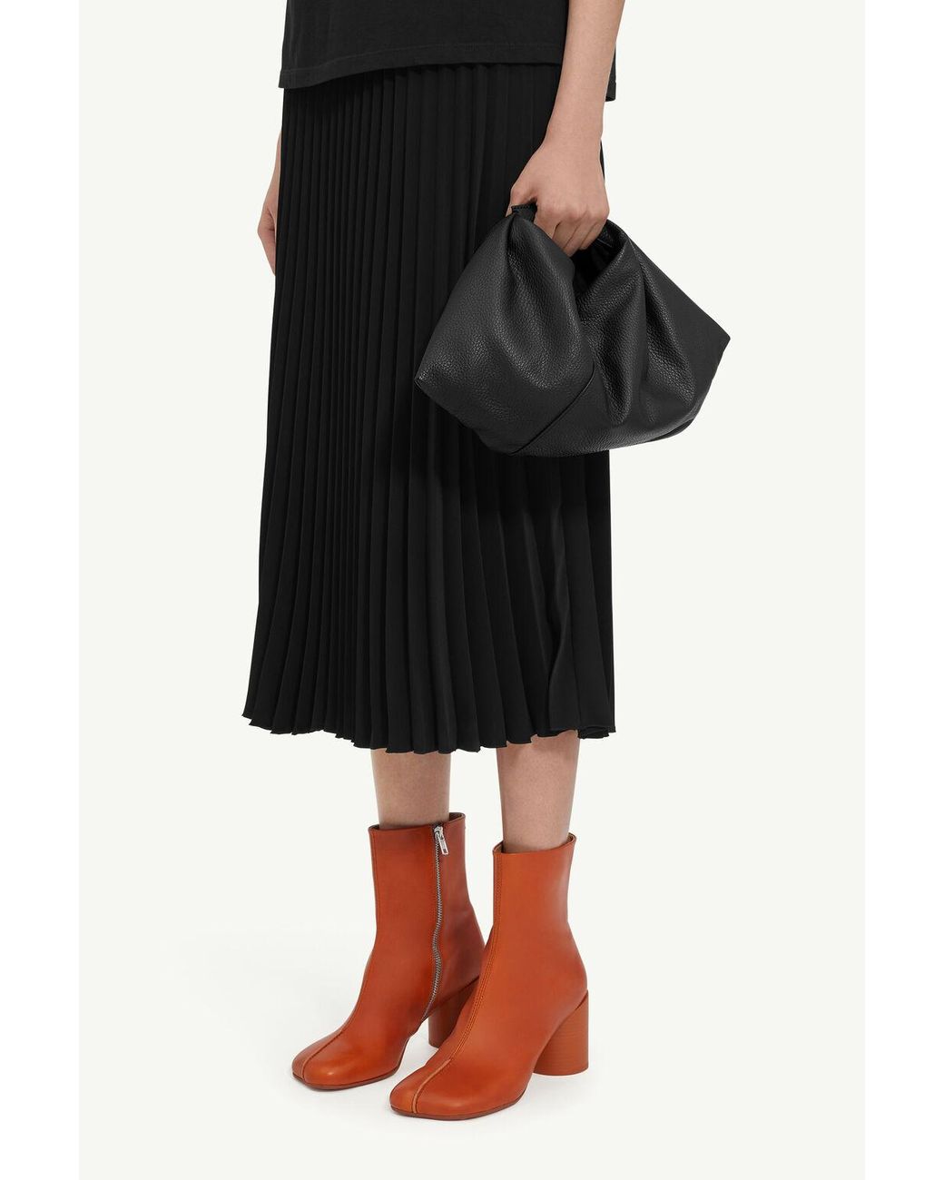 MM6 by Maison Margiela Black Japanese Mini Top Handle Bag