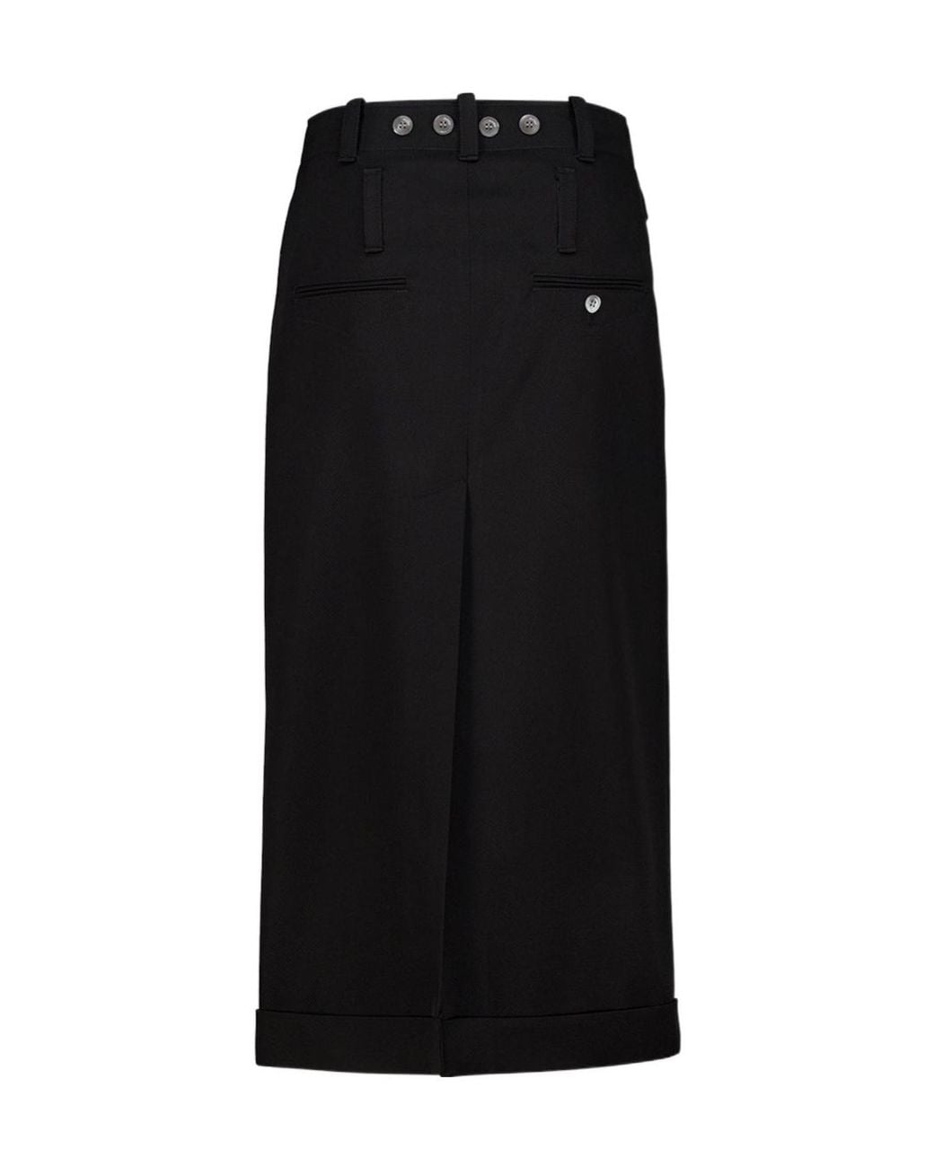 Marni Black Belted Skirt
