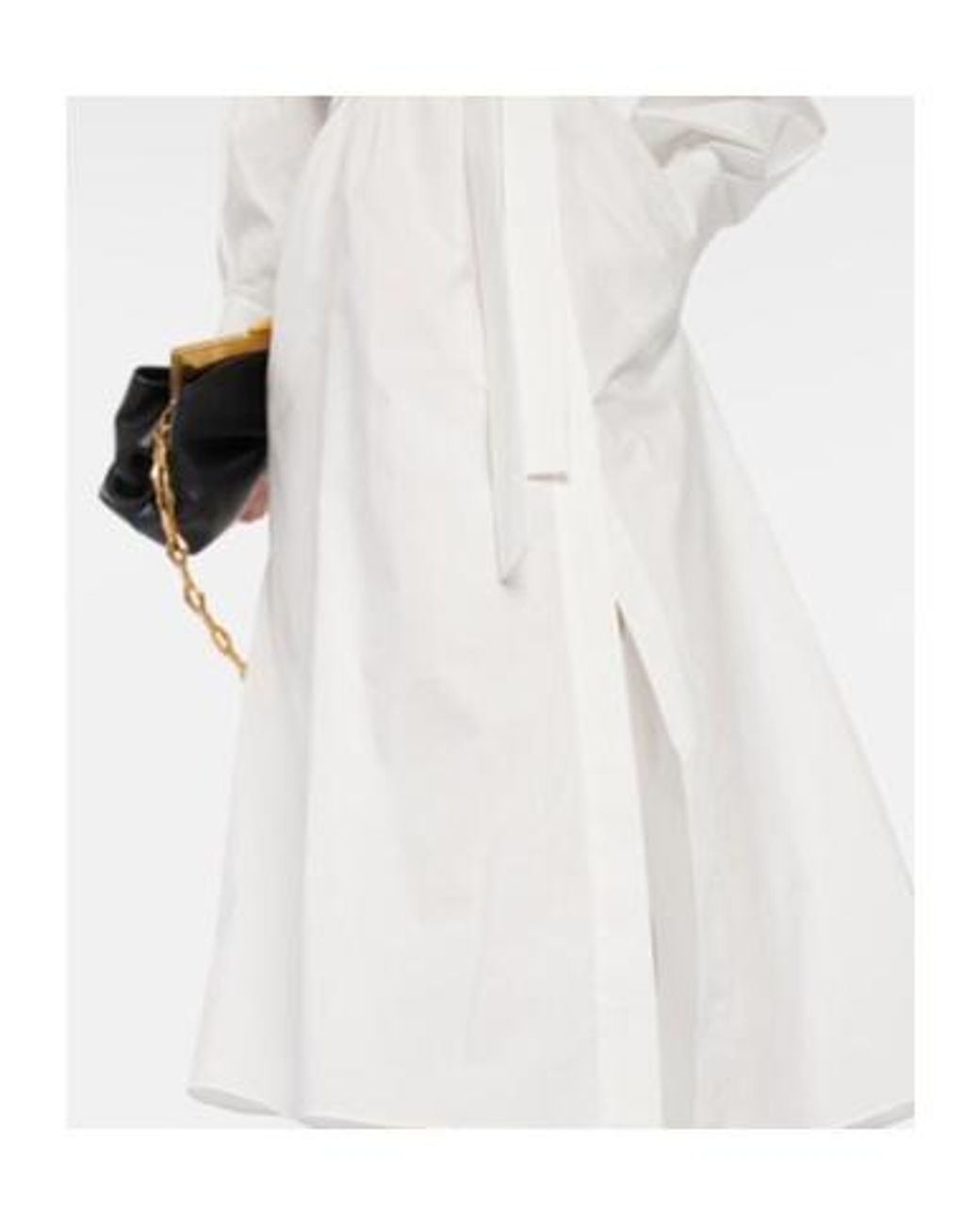 Altuzarra White Lyddy Cotton-Blend Wrap Dress