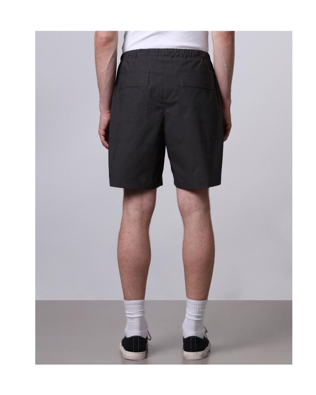 Roberto Collina Black Mya Drawstring Shorts for men