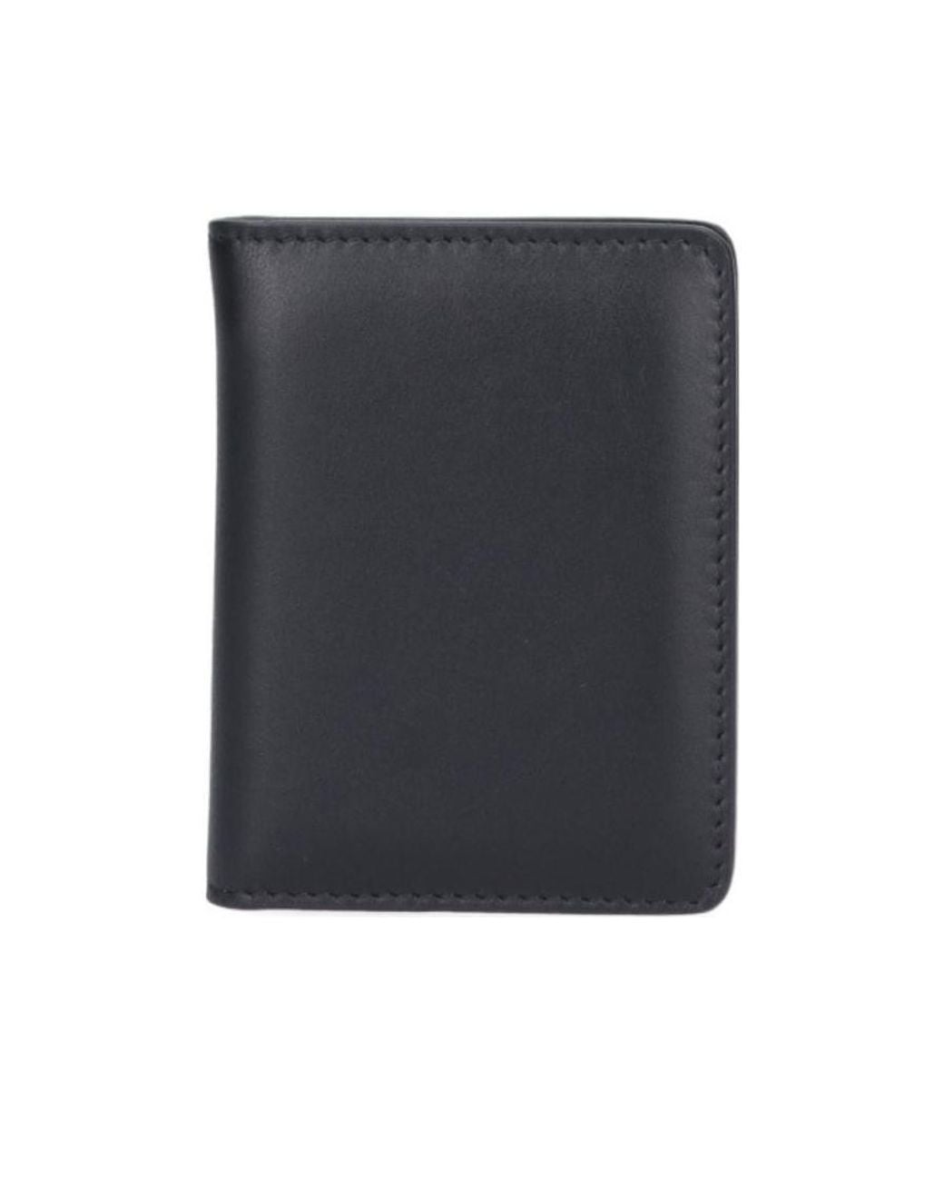 Maison Margiela Blue Four-Stitch Bi-Fold Wallet