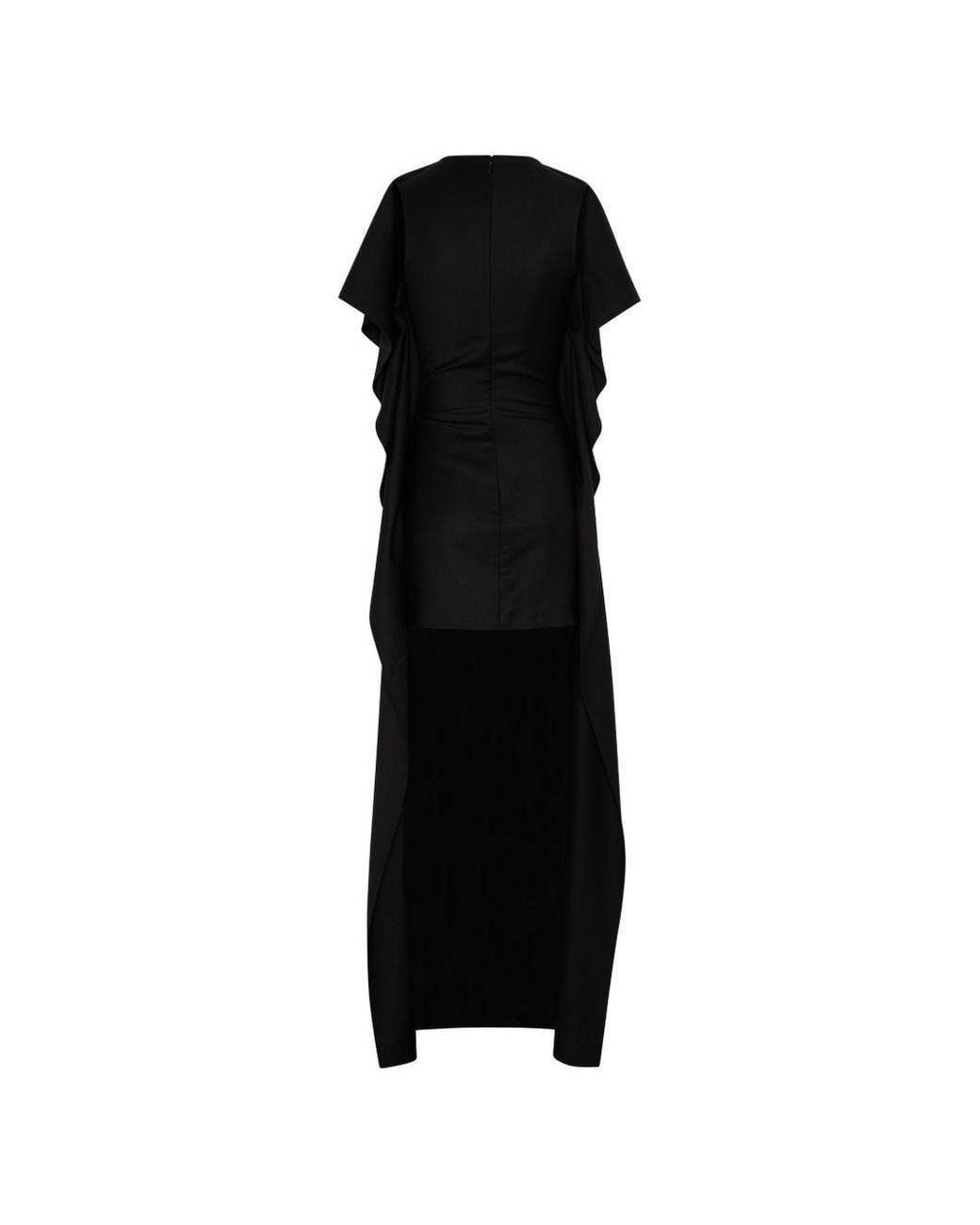 Jean Paul Gaultier Black Short-Sleeved Dress